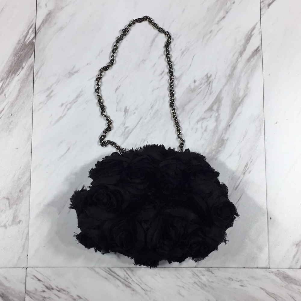⭐️ SONDRA ROBERTS BLACK ROSE MINIBAG